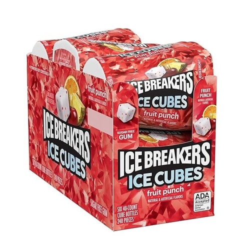 Ice breakers cubes - ice, fruit