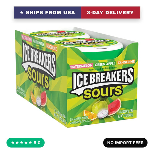 Ice breakers sours assorted - breakers,