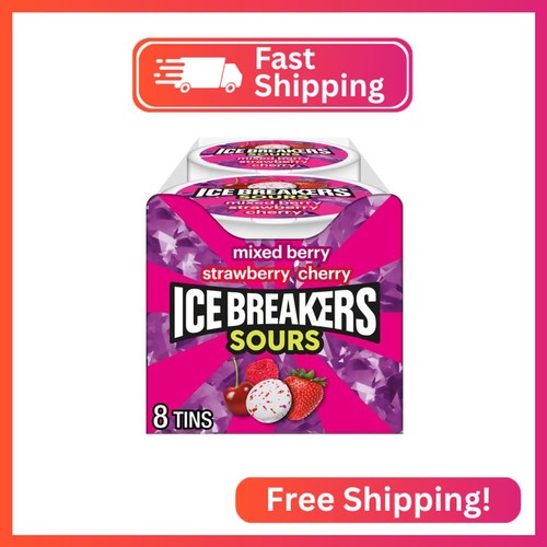 Ice breakers sours assorted - ice,