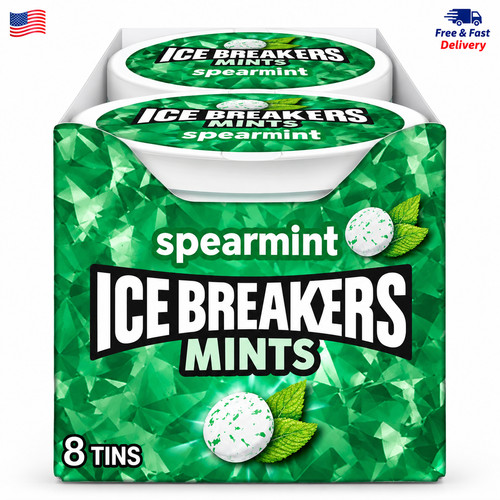 Ice breakers spearmint sugar - spearmint,
